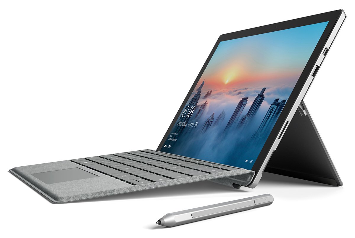 Microsoft Surface Pro 4 (Intel Core i5, 4GB RAM, 128GB) with Windows 10 Anniversary, Silver