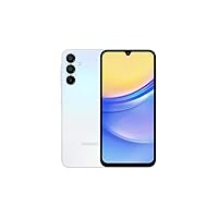 Galaxy A15 5G A Series Cell Phone, 128GB Unlocked Android Smartphone, AMOLED Display, Expandable Storage, Knox Security, Super Fast Charging, US Version, 2024, Light Blue