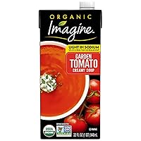 Imagine Organic Creamy Soup, Light Sodium Garden Tomato, 32 oz.