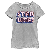 STAR WARS Star and Stripes Girls Short Sleeve Tee Shirt