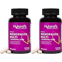 Hyland's Naturals Rock On Menopause + Youthful Skin Care Multivitamin for Women with Immune Support - 60 Capsules - Menopause Relief for Women with Biotin, Collagen, and Red Clover (Pack of 2)