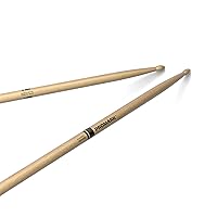 ProMark Junior Drum Sticks - Hickory Kids Drumsticks - Drum Sticks Set for Kids - Oval Wood Tip - Hickory Drum Sticks - Consistent Weight and Pitch - 1 Pair