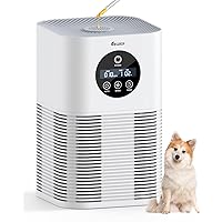 Air Purifiers for Home Large Room up to 600 Ft², VEWIOR H13 True Hepa Air Purifiers for Pets Hair, Dander, Smoke, Pollen, 3 Fan Speeds, 6 Timer Air Cleaner