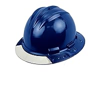 Bullard 3-Rib AboveView Safety Hard Hat, Includes 4-Point Ratchet Suspension with Cotton Brow Pad and Front Visor