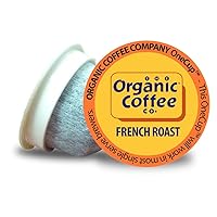 Compostable Coffee Pods - French Roast (80 Ct) K Cup Compatible including Keurig 2.0, Dark Roast