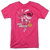Power Rangers Pink Ranger Unisex Adult T Shirt for Men and Women