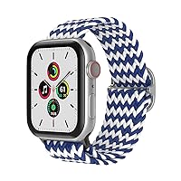 Braided Nylon Strap Compatible for Apple Watch Band Women Men