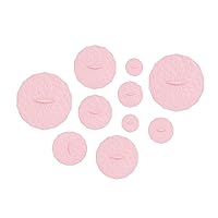 GIR: Get It Right Silicone Suction Lids - Heat Resistant Microwave Splatter Cover for Bowls, Plates, Pots - Oven, Fridge, and Freezer Safe - 10 Pack Cotton Pink