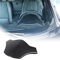 ABS Carbon Fiber Interior Dashboard Gauge Cover Trim for Mazda MX-5 ND 2015-2023 Car Dash Dashboard Cover Trim (Carbon Fiber)
