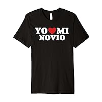 Yo Amo A Mi Novio Heart Love Latino Premium T-Shirt
