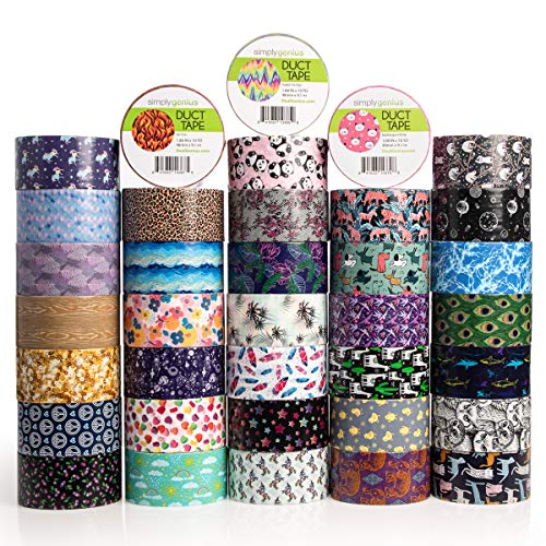 Mua Simply Genius (36 Pack) Patterned and Colored Duct Tape ...