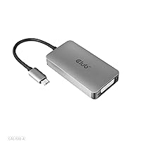 Club 3D 3D Gen1 Type-C to Dual Link DVI-D HDCP Off Version Active Adapter S/B for Apple Cinema Displays, CAC-1510-A