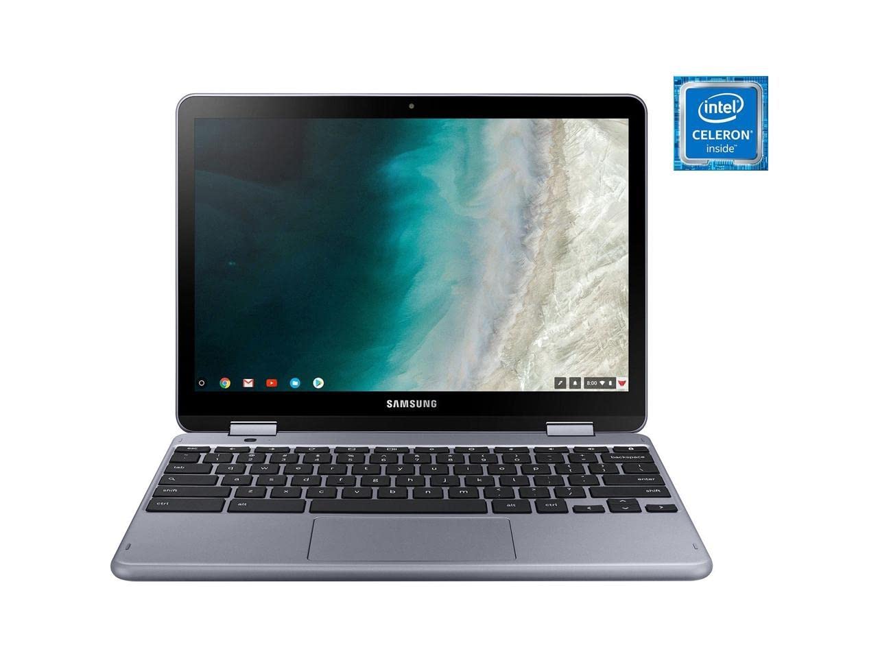 SAMSUNG Chromebook Plus V2, 2-in-1, 4GB RAM, 32GB eMMC, 13MP Camera, Chrome OS, 12.2