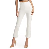 commando Women's Faux Leather Cropped Flare Pants