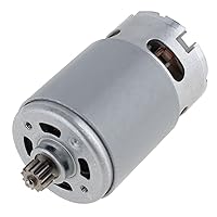 Lzeouean RS550 18V 19500 Min DC Motor with Speeds, 11 Teeth and Gear with Torque for Electric Drill/Screwdriver