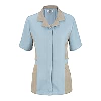 Ed Garments Women's Short Sleeve Tunic, GLACIER BLUE, X-Large