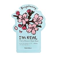 I'm Real Cherry Blossom Brightening Mask Sheet, Pack of 1
