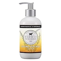 Dionis Goat Milk Hydrating Skincare Scented Cream, Rich & Creamy Daily Moisturizing Honeysuckle & Coconut Body Lotion For Dry Skin, Made in the USA, Cruelty-Free & Paraben-Free, 8.5 oz Bottle
