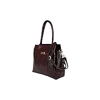Brown leather tote bag for woman, large leather handbag, office bag, women satchel premium leather case
