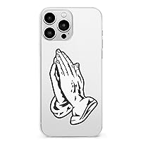 Hands Je-s-us Funny Compatible with iPhone 13 Pro Phone Case Anti-Scratch Thin Protective Covers Shockproof Hard Shell