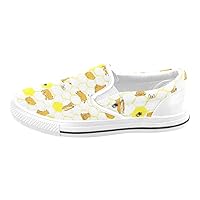 Unisex Bear and Honey Slip-on Canvas Kid's Shoes (Big Kid) for Girl