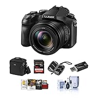 Panasonic Lumix DMC-FZ2500 Digital Camera - Bundle with Camera Case, 32GB SDHC U3 Card, Memory Wallet, Cleaning Kit, SD Card Reader, MAC Software Package