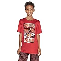 Champion C9 Boys' Graphic Tech T-Shirt - (Red, XS 4-5)