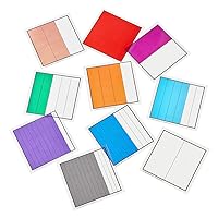 Picture Grids for Fractions and Decimals, Math Classroom Manipulatives, Montessori Math Materials, Fraction Manipulatives for Elementary School, Math Teacher Supplies (Set of 60)