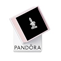 Pandora Jewelry Labrador Puppy Dog Dangle Sterling Silver Charm, With Gift Box