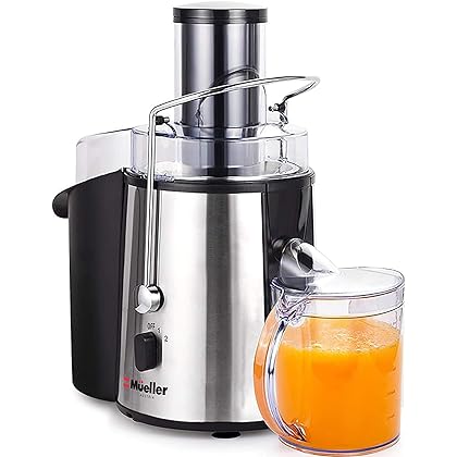 Mueller Juicer Ultra Power, Easy Clean Extractor Press Centrifugal Juicing Machine, Wide 3