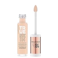 True Skin High Cover Concealer (005 | Warm Macadamia) | Waterproof & Lightweight for Soft Matte Look | With Hyaluronic Acid & Lasts Up to 18 Hours | Vegan, Cruelty Free