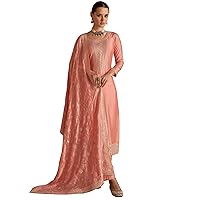 Punjabi Wedding Reception Wear Indian Designer Heavy Palazzo Suit Pakistani Salwar Kameez Dress