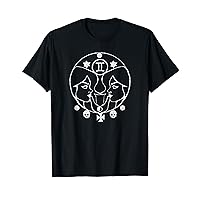 Gemini Sign Esoteric Symbols – Zodiac Astrology T-Shirt