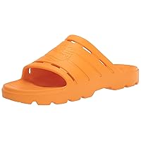 Timberland Men's Get Outslide Slide Sandal, Medium Orange, 4