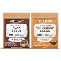 SPICE TRAIN, Flax Seed(397g) + Fenugreek Seeds (397g)