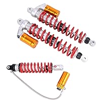 Front & Rear Air Shock Abosrber Compatible with Honda Sportrax TRX400EX 1999-2008, Honda Sportrax TRX450ER 2006-2014, Honda Sportrax TRX450R 2006-2012
