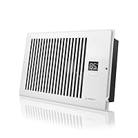 AC Infinity AIRTAP T6, Quiet Register Booster Fan with Thermostat 10-Speed Control, Heating Cooling AC Vent, Fits 6” x 10” Register Holes, White