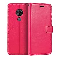 Cricket Ovation U705AA U705AC Wallet Case, Premium PU Leather Magnetic Flip Case Cover with Card Holder and Kickstand for Cricket Ovation U705AA U705AC Rose