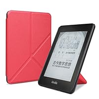 Foldable Case for Kindle Paperwhite 6.8Inch Premium Smart Cover Magnetic Case for Paperwhite 2021 Kindle Paperwhite 11Th Generation Ebook Tablet Case,Red