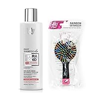 Punky Intrabond Hair Repairing Daily Shampoo and Hair Brush/Detangler with Mirror