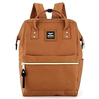 himawari Laptop Backpack for Women&Men,Wide Open Large USB Charging Port 15.6 Inch Laptop Doctor College Work Bag (9001 - Caramel)