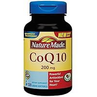 Nature Made CoQ10 Naturally Orange 200 mg - Dietary Supplement 120 Softgels