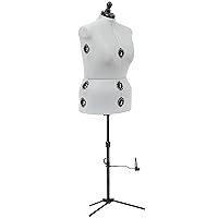 Dritz Twin-Fit Dress Form with Adjustable Tri-Pod Stand, Large