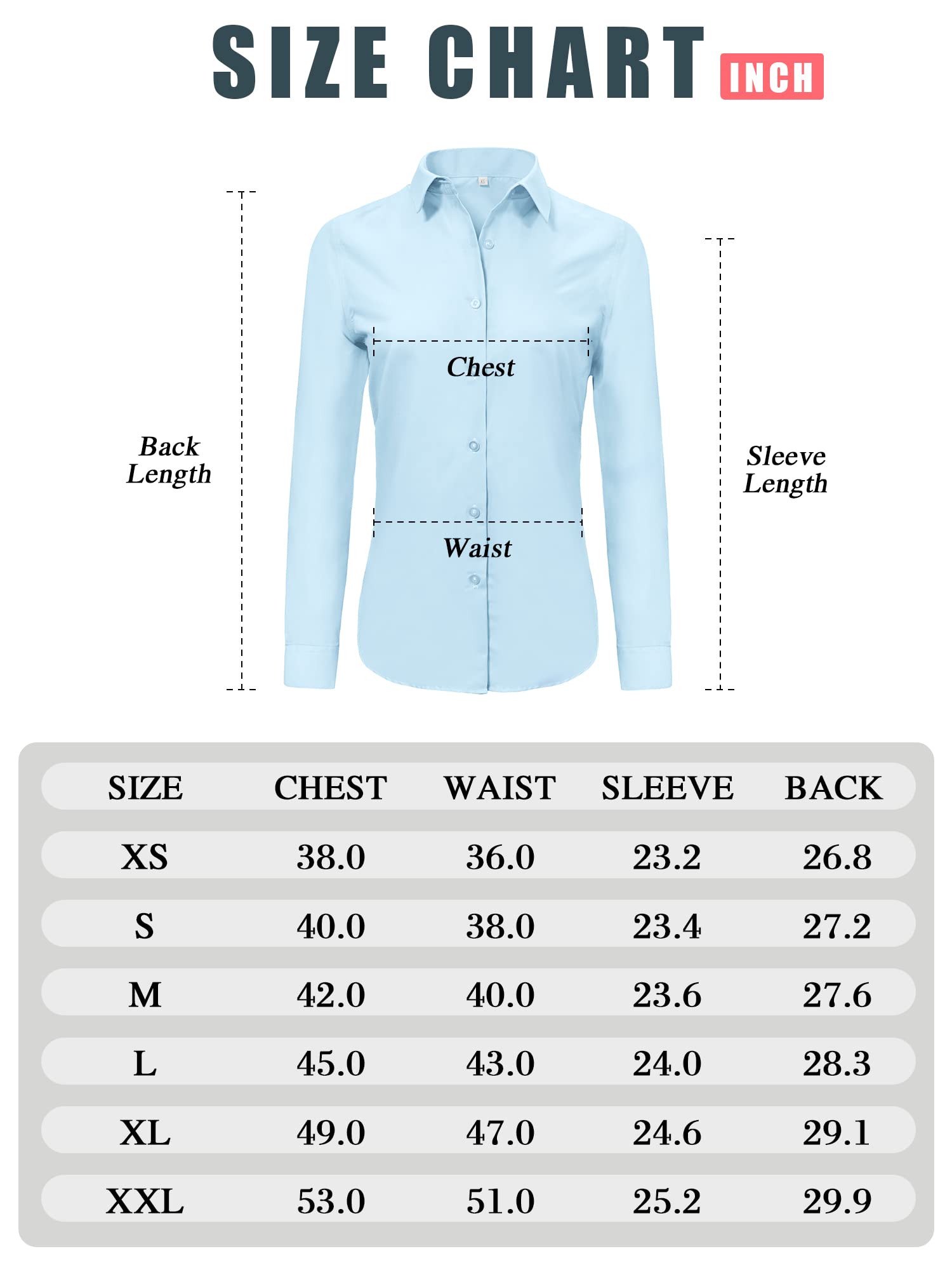 Ruisin Modal Soft Wrinkle Free Button Down Shirts for Women Short/Long Sleeve Formal Work Dress Blouses Tops