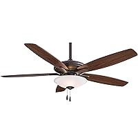 MINKA-AIRE F522L-ORB Mojo 52 Inch Ceiling Fan with Integrated LED Light Kit in Oil Rubbed Bronze Finish