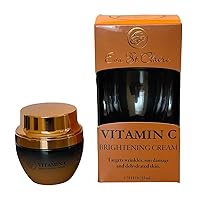 Vitamin C Brightening Cream Targeting Wrinkles, Sun Damage & Dehydrated Skin For Women & Men (1.75) Fl OZ