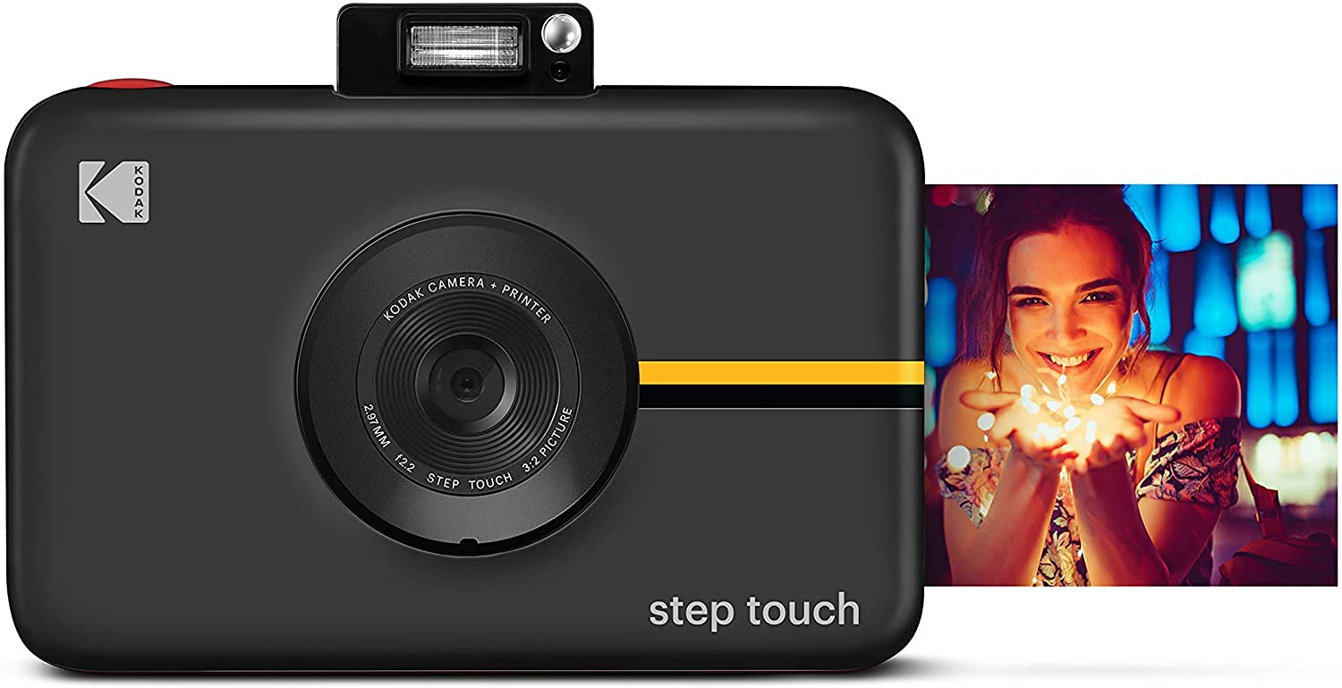 Kodak Step Touch 13MP Digital Camera & Instant Printer with 3.5 LCD Touchscreen (Black) Go Bundle