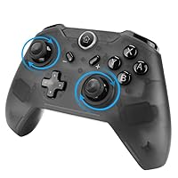 Wireless Pro Gaming Controller, Gamepad Joypad Remote Console Compatible with PC Windows 7/8/10, Nintendo Switch & Switch Lite, w/USB Type C Charging (Newest Version 7.0.0)