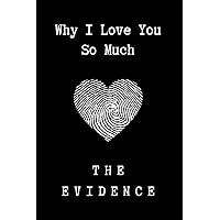Why I Love You So Much: The Evidence: Fill in the Blank Book for Boyfriend, Girlfriend, Husband or Wife, Reasons Why I Love You Book with Prompts, Unique Valentine's Day or Anniversary Gift Why I Love You So Much: The Evidence: Fill in the Blank Book for Boyfriend, Girlfriend, Husband or Wife, Reasons Why I Love You Book with Prompts, Unique Valentine's Day or Anniversary Gift Paperback Hardcover