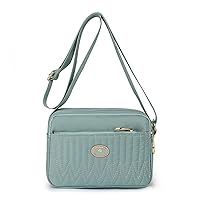 Oichy Crossbody Purses for Women Shoulder Handbags Casual Nylon Purse Waterproof Travel Bag Purse with Multi Pockets